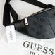 Женская сумка "бананка", слинг на пояс и на грудь Guess (7518-1) серая 2671134128 фото 4