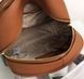 Жіночий шкіряний брендовий рюкзак Michael Kors Rhea Zip G Brown Lux 2527203634 фото 3