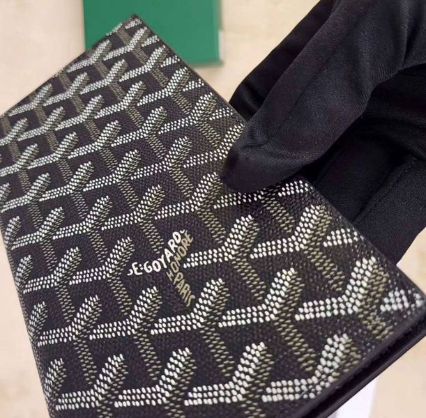 Чоловічий гаманець Goyard (099) Lux black 2527211944 фото