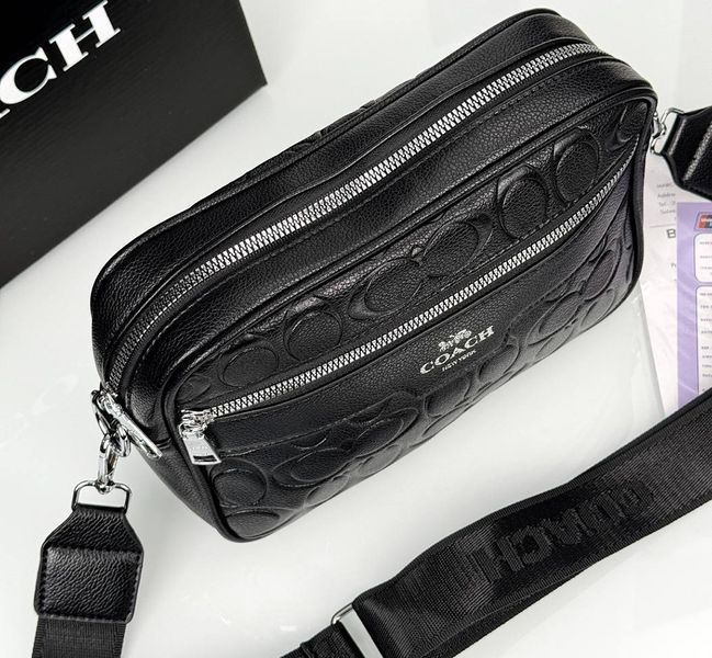 Чоловіча брендова сумка на плече Coach (1376-5) 2671133958 фото