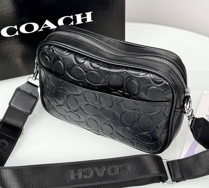 Чоловіча брендова сумка на плече Coach (1376-5) 2671133958 фото