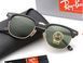 Жіночі сонцезахисні окуляри в стилі RAY BAN 3016 clubmaster black LUX 2527202456 фото 2