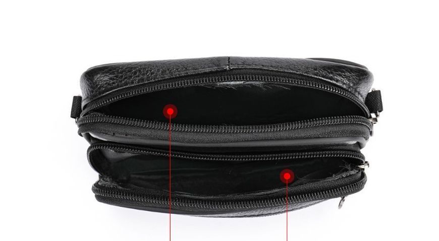 Маленькая мужская сумка Leather Collection (5052) 2527212034 фото