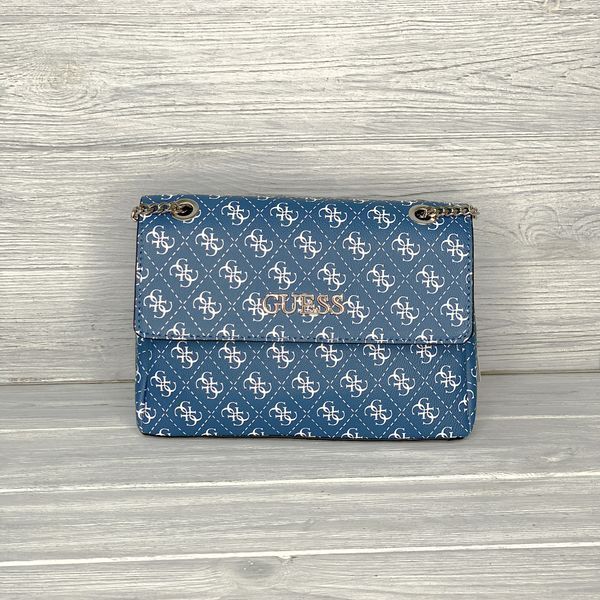 Женская сумка на плечо Guess (3385) синяя 2527203640 фото