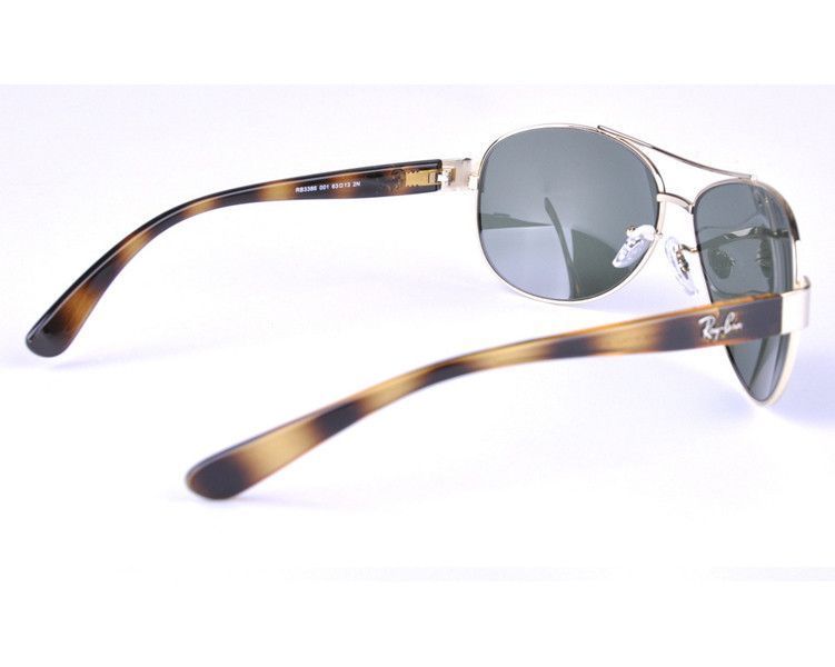 Солнцезащитные очки в стиле RAY BAN 3386 001 LUX 2527202463 фото