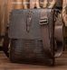 Чоловіча шкіряна сумка під рептилію Leather Collection (8857) brown 2527212021 фото 1