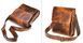 Сумка кожаная мужская средних размеров Leather Collection (7433) коричневый 2527212039 фото 5