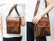 Сумка кожаная мужская средних размеров Leather Collection (7433) коричневый 2527212039 фото 3