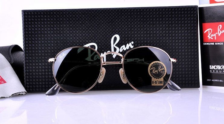 Чоловічі сонцезахисні окуляри в стилі RAY BAN 3447 001 LUX, окуляри Ray Ban, брендові окуляри, стильні окуляри для чоловіків 001 фото