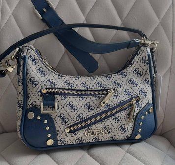 Женская компактная сумка на плечо Guess (812820) синяя 2527204325 фото