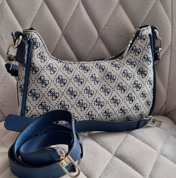 Женская компактная сумка на плечо Guess (812820) синяя 2527204325 фото