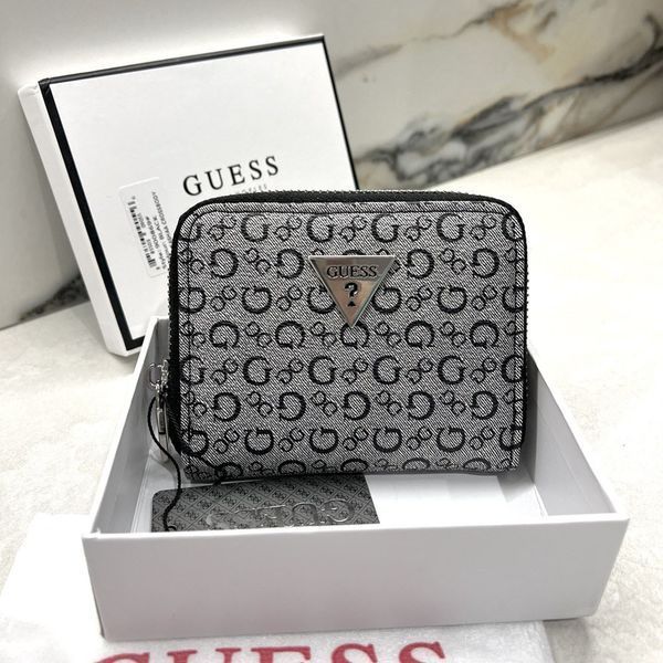 Жіночий маленький гаманець Guess (1211-1) grey 2527204349 фото