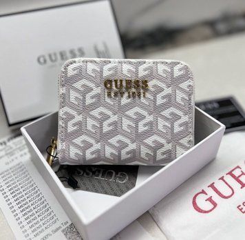 Жіночий маленький гаманець Guess (7594-1) white 2527204352 фото