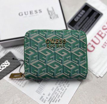 Жіночий маленький гаманець Guess (7594-1) green 2527204353 фото