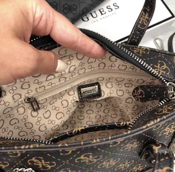 Жіноча сумка Guess (814) brown 2315014387 фото