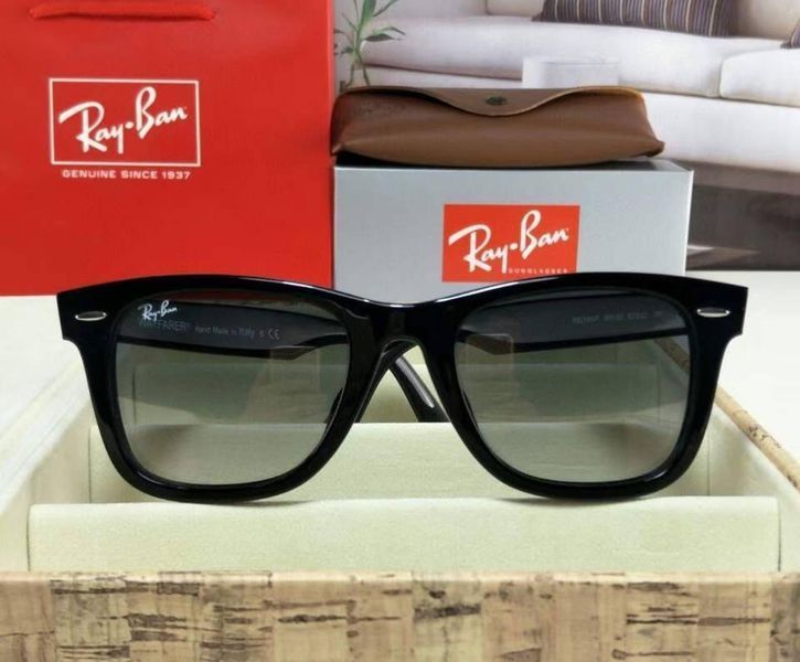 Чоловічі сонцезахисні окуляри RAY BAN Wayfarer 2140 (901/32) Lux 2527210227 фото