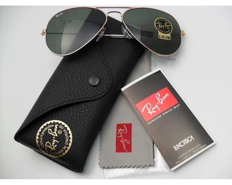 Чоловічі сонцезахисні окуляри Ray Ban aviator 3025 (112) Lux 2527202485 фото