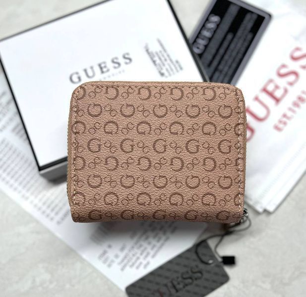 Жіночий маленький гаманець Guess (1211-1) brown 2527204354 фото
