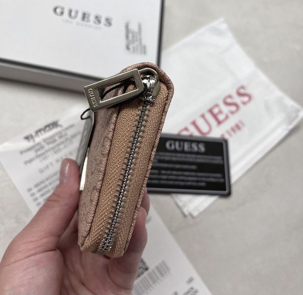 Жіночий маленький гаманець Guess (1211-1) brown 2527204354 фото