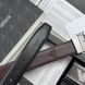 Чоловічий шкіряний ремінь із двома пряжками GA (313), подарунковий набір, двосторонній ремінь, брендовый ремінь, ремінь шкіряний 313 фото 9