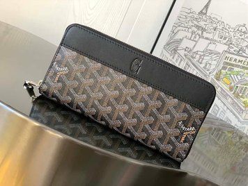 Гаманець на змійці Goyard (094) black Lux 2671133225 фото