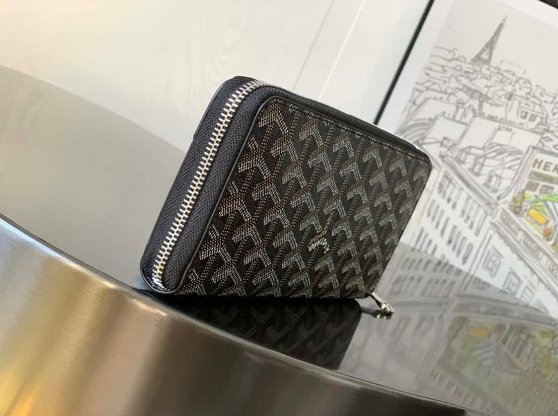 Гаманець на змійці Goyard (094) black Lux 2671133225 фото