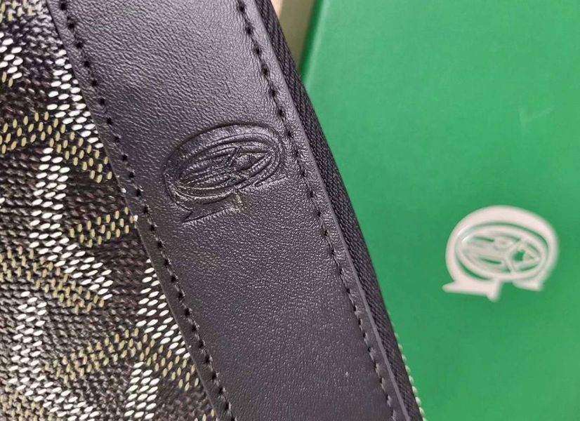 Гаманець на змійці Goyard (094) black Lux 2671133225 фото