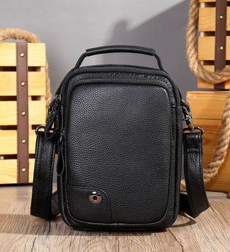 Удобная кожаная сумка через плечо Leather Collection (5044) 2527212022 фото