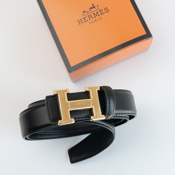 Кожаный брендовый ремень Hermes Гермес (281-1) 281-1 фото