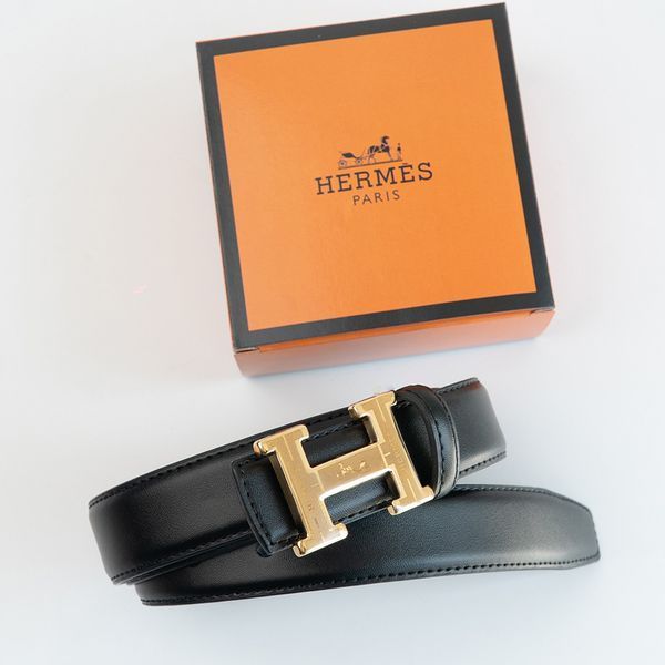 Кожаный брендовый ремень Hermes Гермес (281-1) 281-1 фото