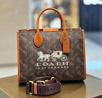 Жіноча сумка середніх розмірів Coach Ace коричнева Lux 2527210248 фото
