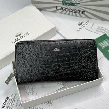 Чоловічий гаманець на блискавці Lacoste (1715) 2671133227 фото