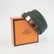 Жіночий шкіряний ремінь Hermes Гермес (280-2) зелений 2671134216 фото 1