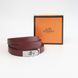 Жіночий шкіряний ремінь Hermes Гермес (280-2) бордовий 2671134217 фото 3