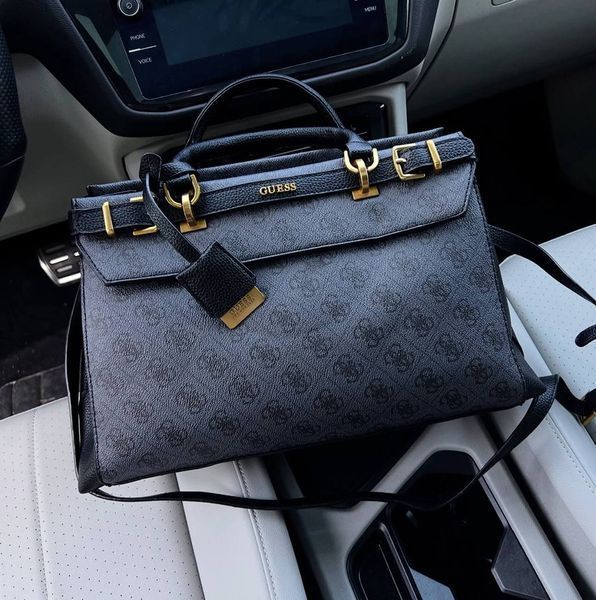 Жіноча брендова сумка Guess (842607) сіра 2671134035 фото