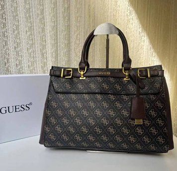 Жіноча брендова сумка Guess (842607) коричнева 2671134036 фото