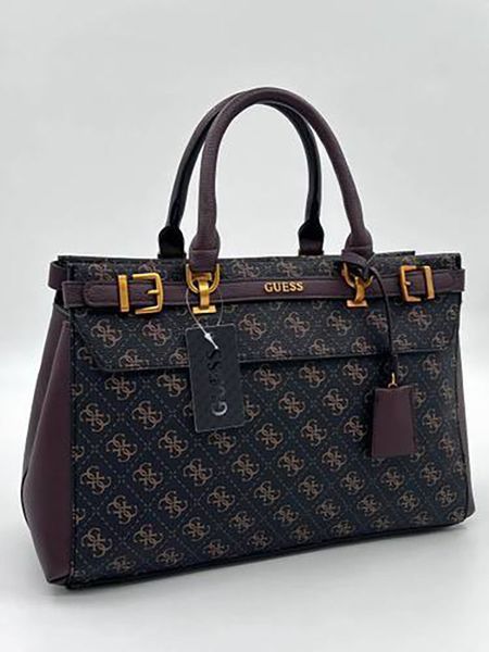 Жіноча брендова сумка Guess (842607) коричнева 2671134036 фото