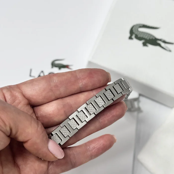 Мужской брендовый браслет на руку Lacoste (40188) 40188 фото