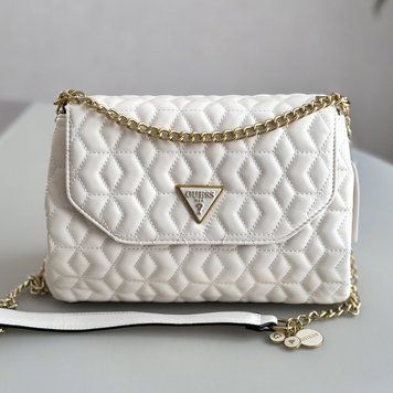 Женская сумочка Guess на плечо (787080) белая 2527210138 фото