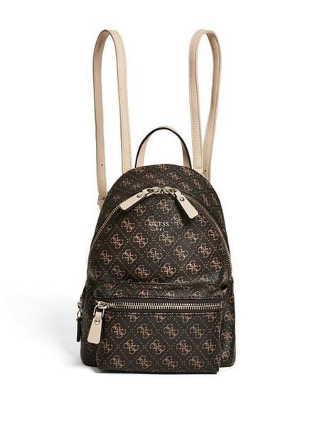 Жіночий брендовий рюкзак Guess (4557) brown 2527203594 фото