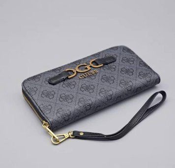Жіночий гаманець з ремінцем на зап'ясті Guess (6051) сірий 2527210163 фото