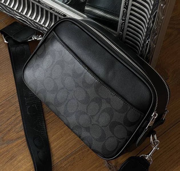 Чоловіча брендова сумка на плече Coach (1376-1) 2671133949 фото