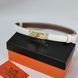Жіночий шкіряний ремінь Hermes Гермес (280-1) білий 2532938518 фото 1