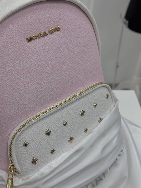 Жіночий брендовий рюкзак Michael Kors Erin white Lux 2527203598 фото