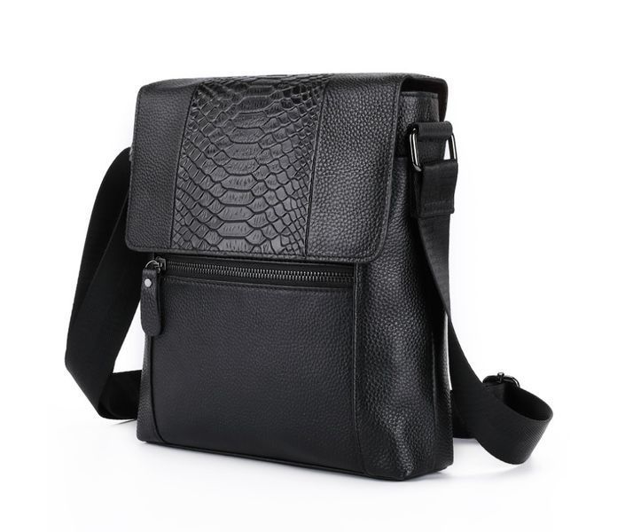 Мужская кожаная сумка с клапаном Leather Collection (5062) 2671133236 фото