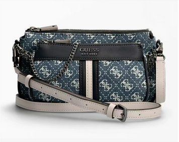 Женская сумочка с органайзером на плечо Guess (1211) синий 2527204280 фото