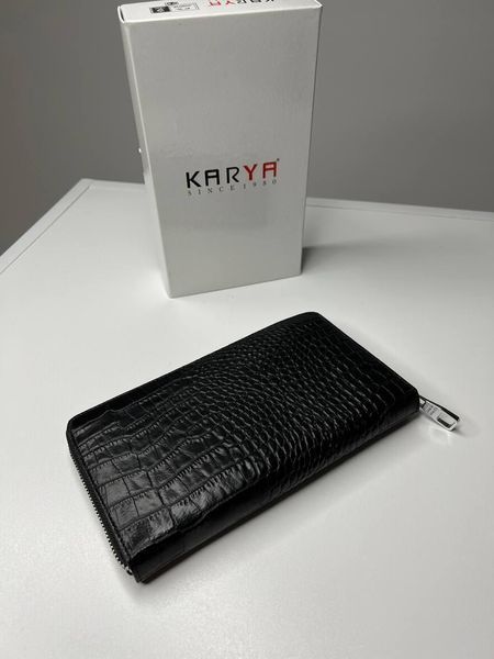 Чорний клатч Karya без ручок 1118-1 фото