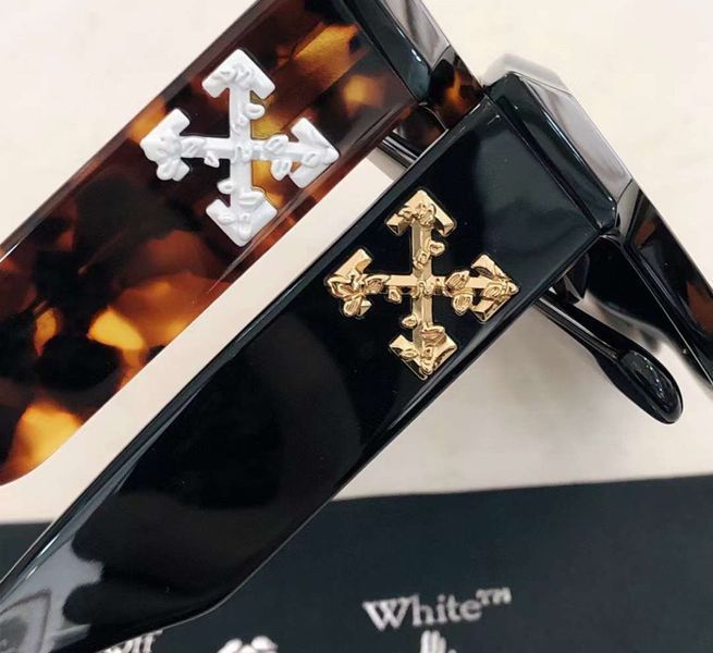 Мужские солнцезащитные очки OFF WHITE OERJ014 black Lux 2527205313 фото
