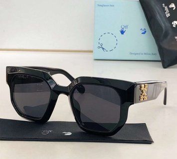 Сонцезахисні жіночі окуляри OFF White OERJ014 Black Lux 2527205315 фото