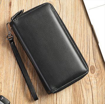 Чоловіча шкіряна барсетка на два відділення Leather Collection (9078) 2671134162 фото